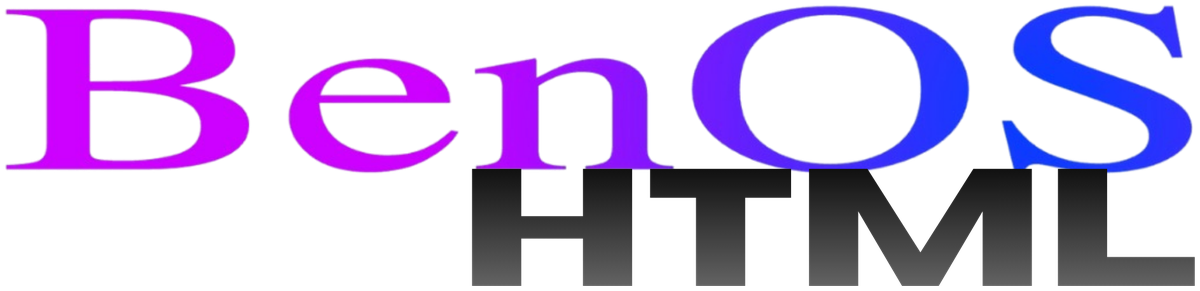 BenOS HTML logo